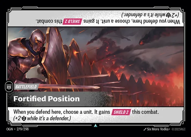 Fortified Position, Riftbound card OGN 279 — Origins set