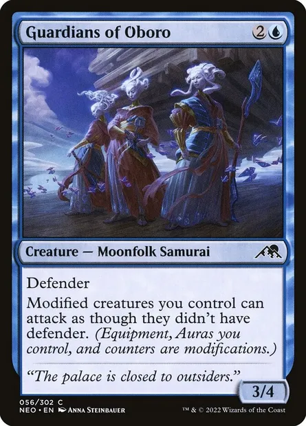 Guardians of Oboro, Magic card NEO 56 — Kamigawa: Neon Dynasty set