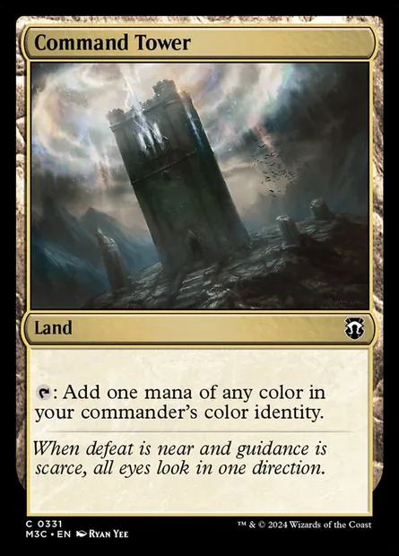 Command Tower, Magic card M3C 331 — Modern Horizons 3 Commander set