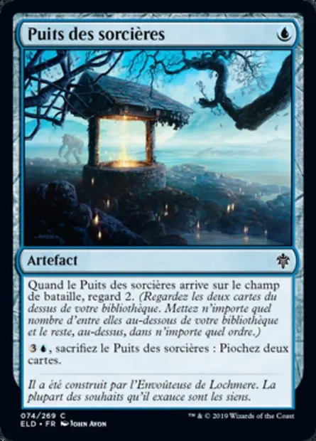 Puits des sorcières, carte Magic ELD 74 — extension Throne of Eldraine