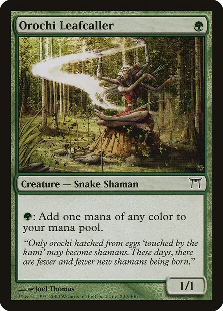 Orochi Leafcaller, Magic card CHK 234 — Champions of Kamigawa set