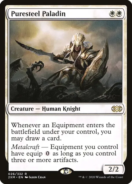 Puresteel Paladin, Magic card 2XM 26 — Double Masters set