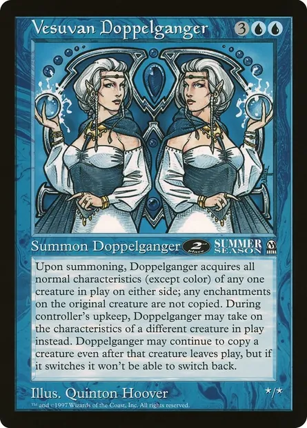 Vesuvan Doppelganger, Magic card OLEP 12 — Oversized League Prizes set