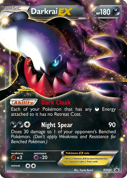 Darkrai-EX, Pokémon card BW 46 — BW Black Star Promos set