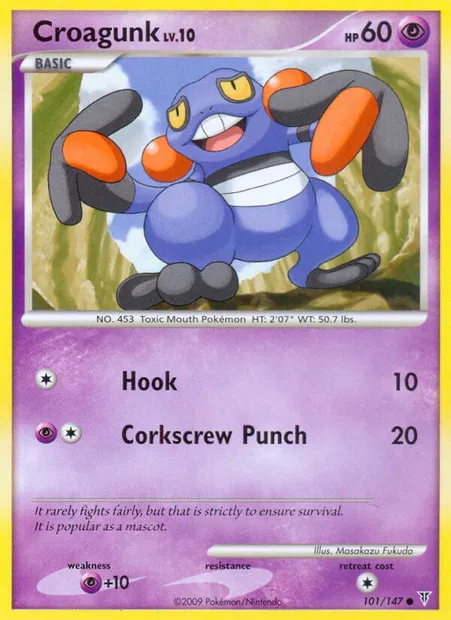 Croagunk, Pokémon card SV 101 — Supreme Victors set