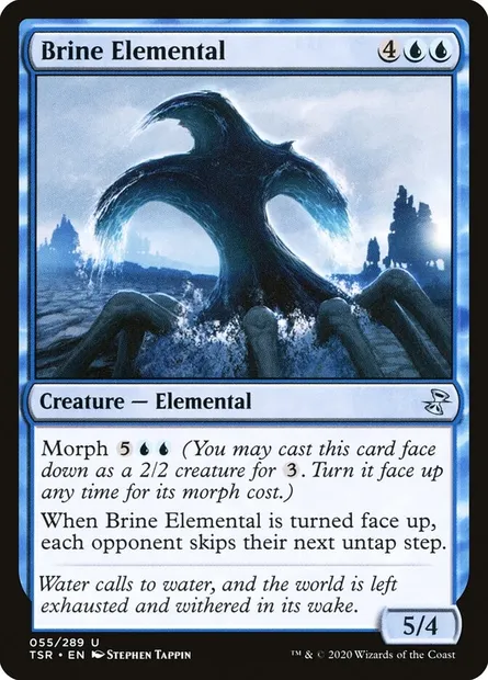 Brine Elemental, Magic card TSR 55 — Time Spiral Remastered set