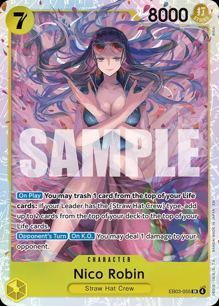 Nico Robin, One Piece card EB03-055 — ONE PIECE HEROINES EDITION set