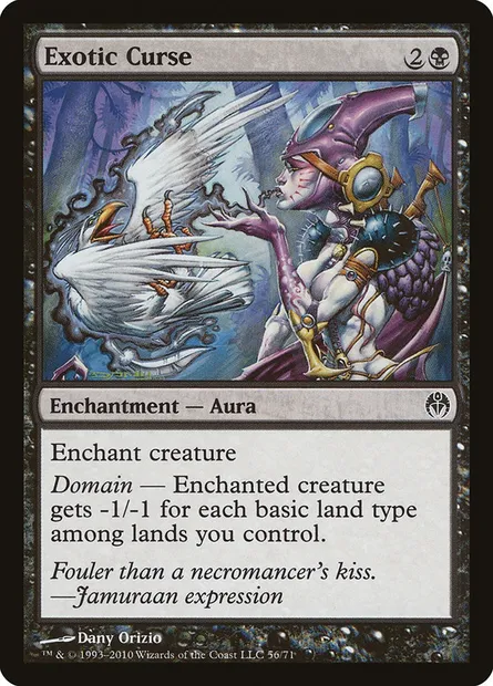 Exotic Curse, Magic card DDE 56 — Duel Decks: Phyrexia vs. the Coalition set
