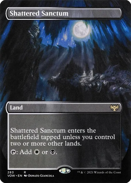 Shattered Sanctum, Magic card VOW 283 — Innistrad: Crimson Vow set