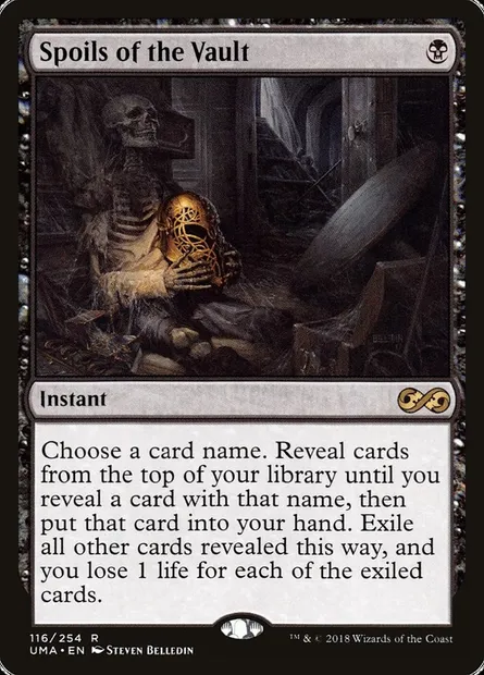Butin du Caveau, carte Magic UMA 116 — extension Ultimate Masters