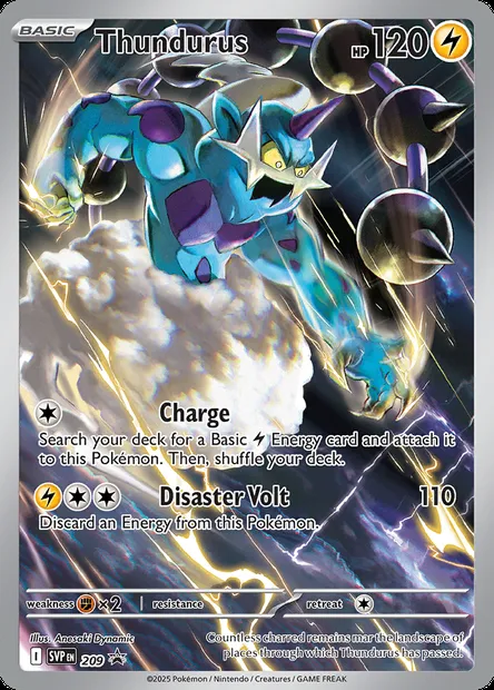 Thundurus, Pokémon card PR-SV 209 — SVP Black Star Promos set