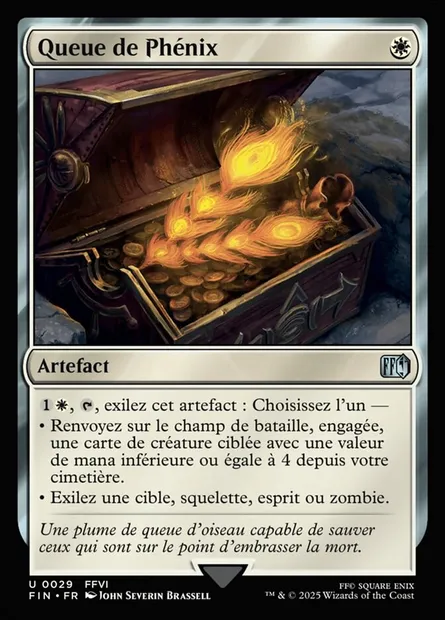 Queue de Phénix, carte Magic FIN 29 — extension Final Fantasy
