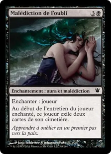Malédiction de l'oubli, carte Magic ISD 95 — extension Innistrad