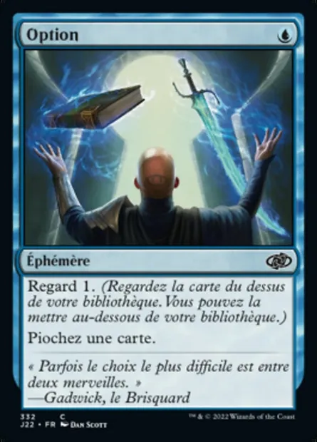 Option, carte Magic J22 332 — extension Jumpstart 2022