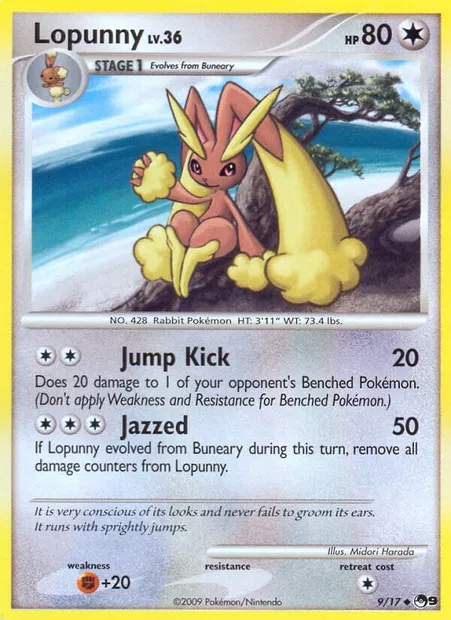 Lopunny, Pokémon card P9 9 — POP Series 9 set