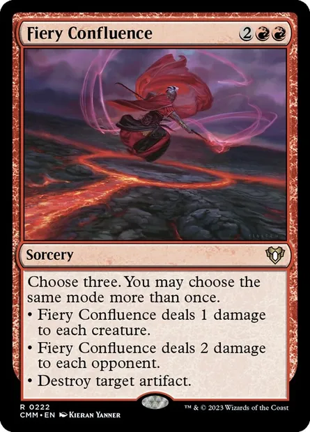 Fiery Confluence, Magic card CMM 222 — Commander Masters set