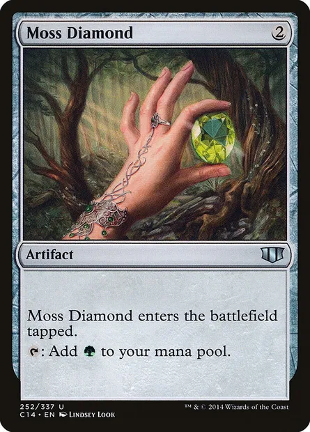 Moss Diamond, Magic card C14 252 — Commander 2014 set