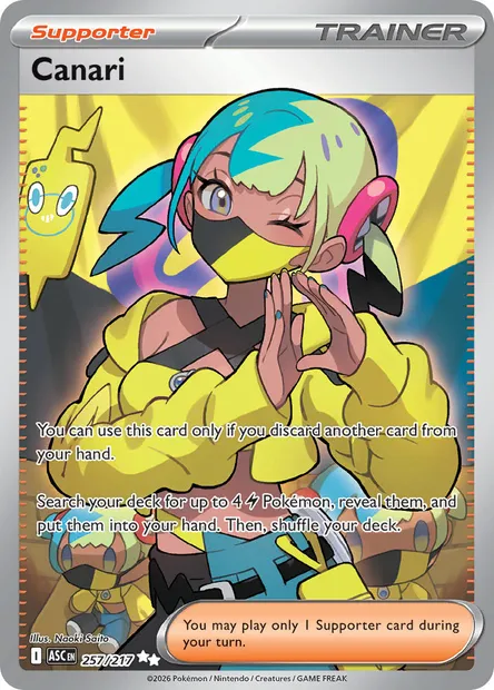 Canari, Pokémon card ASC 257 — Ascended Heroes set