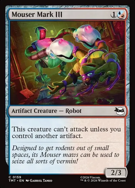 Mouser Mark III, Magic card TMT 159 — Teenage Mutant Ninja Turtles set