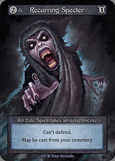 Recurring Specter, Sorcery card BET 134 — Beta set