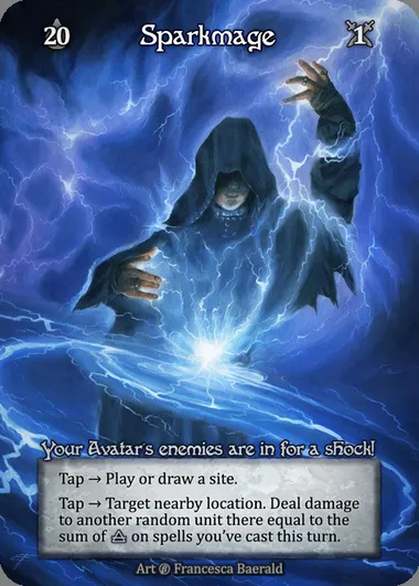 Sparkmage, carte Sorcery BET 010 — extension Beta