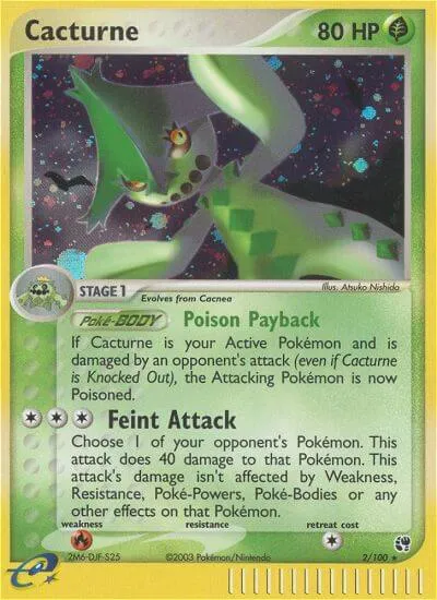 Cacturne, Pokémon card SS 2 — Sandstorm set