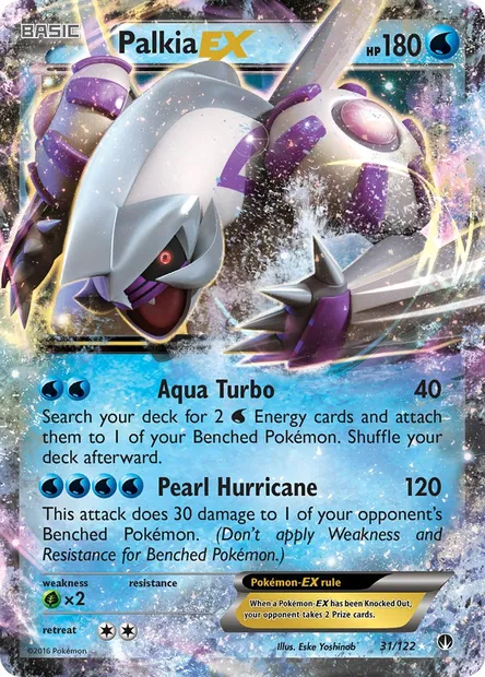 Palkia EX, Pokémon card BKP 31 — BREAKpoint set