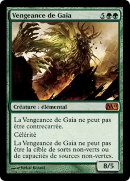 Vengeance de Gaia, carte Magic M11 174 — extension Magic 2011