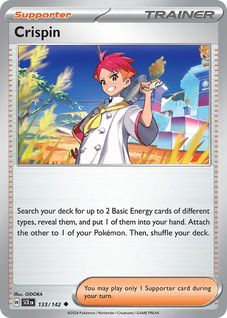 Crispin, Pokémon card SCR 133 — Stellar Crown set