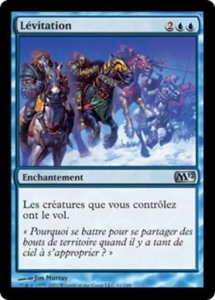 Lévitation, carte Magic M12 61 — extension Magic 2012