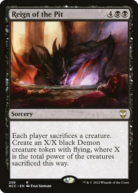 Reign of the Pit, Magic card NCC 258 — New Capenna Commander set