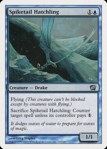 Jeune dracodard, carte Magic 8ED 102 — extension Huitième Edition
