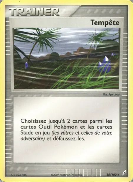 Tempête, carte Pokémon CG 85 — extension EX Gardiens de Cristal