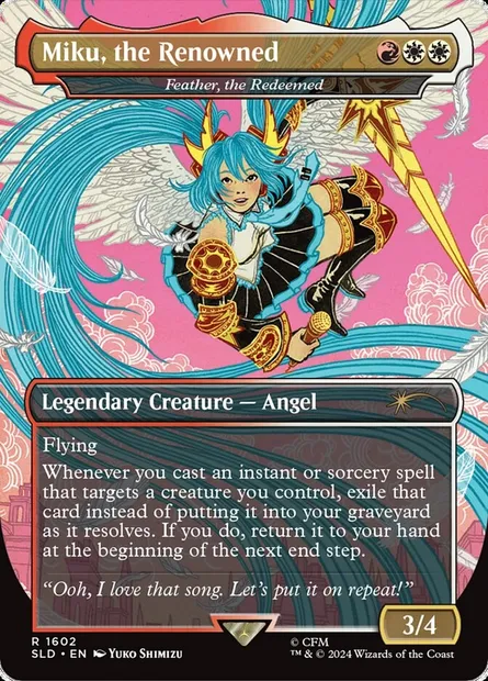 Feather, the Redeemed, Magic card SLD 1602 — Secret Lair Drop set