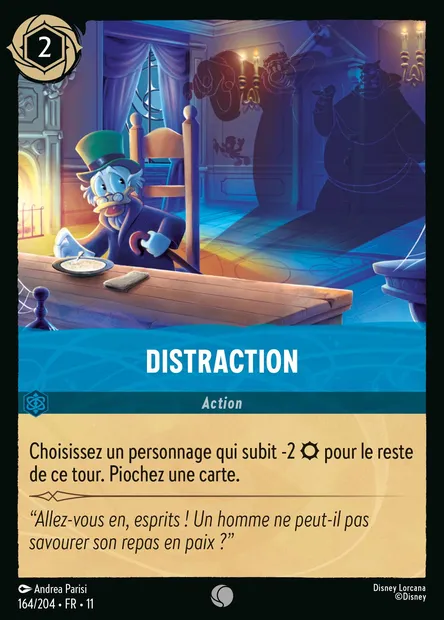 Distraction, carte Disney Lorcana CH11-164 — extension Givresort