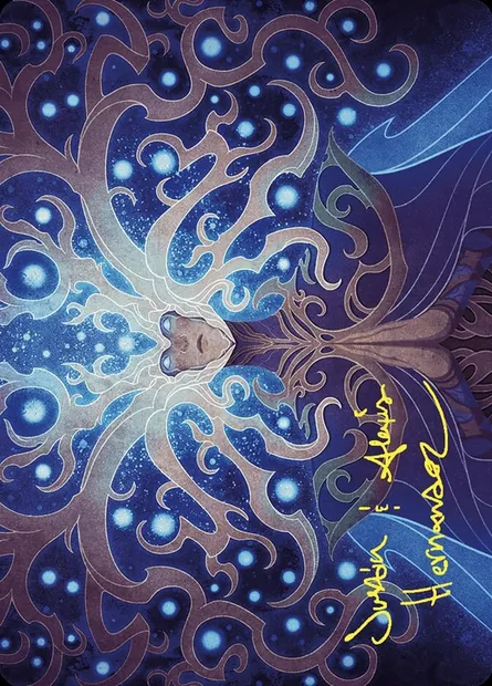 Omniscience // Omniscience, Magic card AWOE 68 — Wilds of Eldraine Art Series set