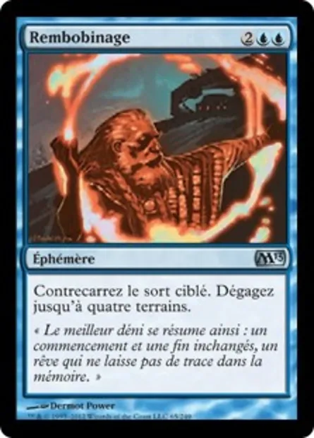 Rembobinage, carte Magic M13 65 — extension Magic 2013