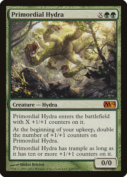 Primordial Hydra, Magic card M12 189 — Magic 2012 set