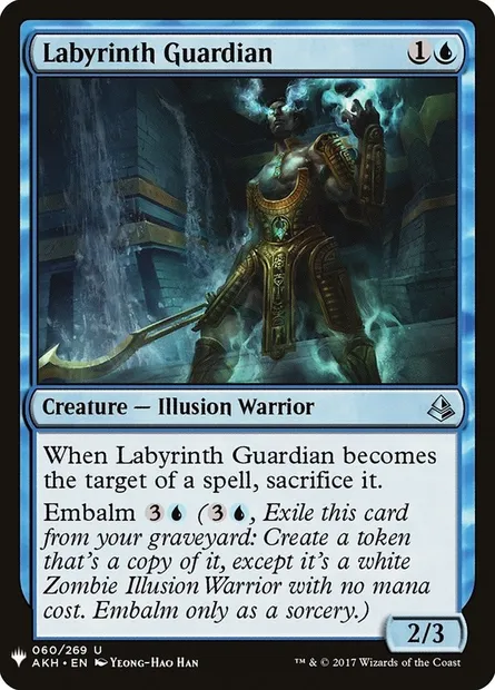 Labyrinth Guardian, Magic card PLST AKH-60 — The List set