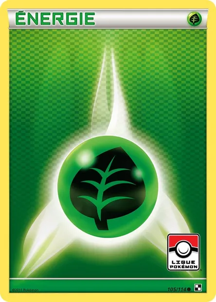 Énergie Plante, carte Pokémon BLW 105 — extension Noir & Blanc