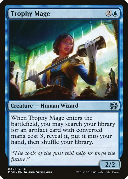 Trophy Mage, Magic card DDU 42 — Duel Decks: Elves vs. Inventors set