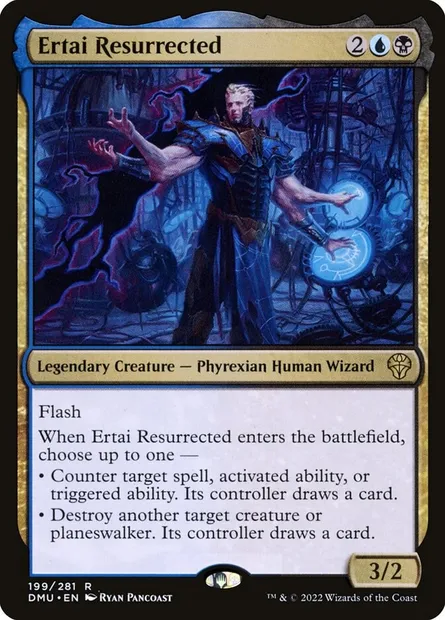 Ertai Resurrected, Magic card DMU 199 — Dominaria United set