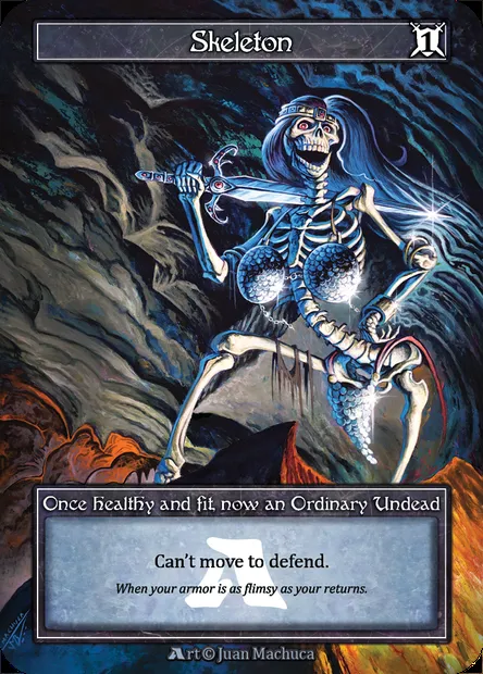 Skeleton, Sorcery card PRO 042 — Promotional set