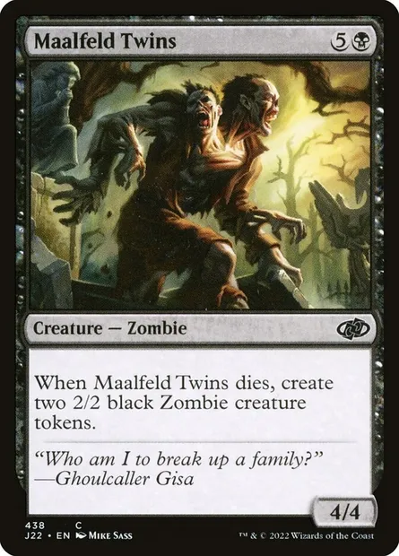 Maalfeld Twins, Magic card J22 438 — Jumpstart 2022 set
