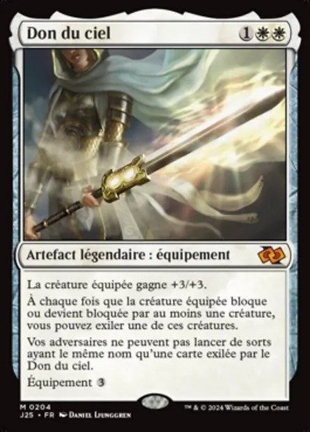 Don du ciel, carte Magic J25 204 — extension Foundations Jumpstart