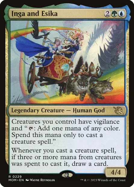 Inga and Esika, Magic card MOM 229 — March of the Machine set
