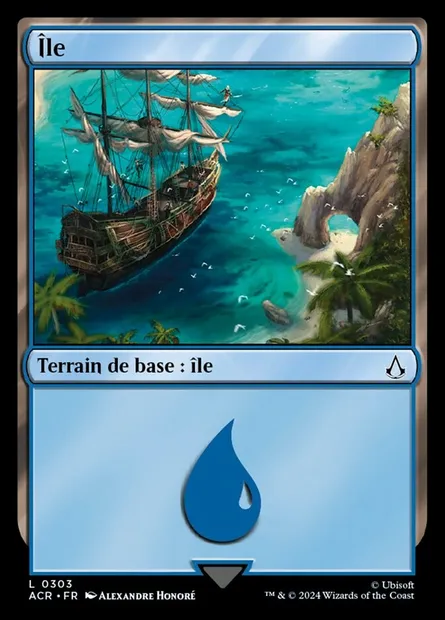 Île, carte Magic ACR 303 — extension Assassin's Creed