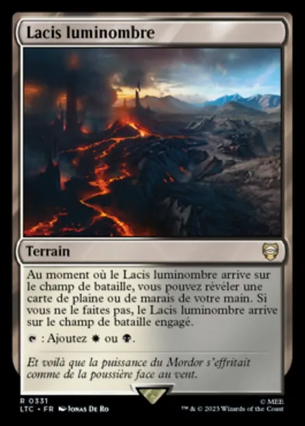Lacis luminombre, carte Magic LTC 331 — extension Tales of Middle-earth Commander