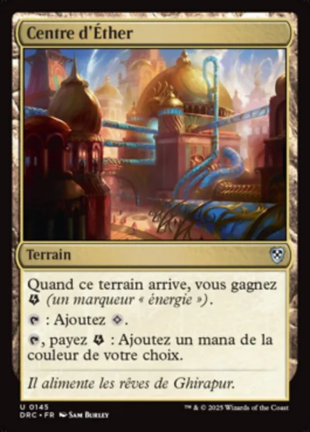 Centre d'Éther, carte Magic DRC 145 — extension Aetherdrift Commander