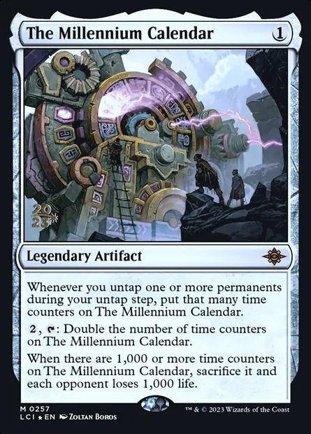 The Millennium Calendar, Magic card PLCI 257s — The Lost Caverns of Ixalan Promos set